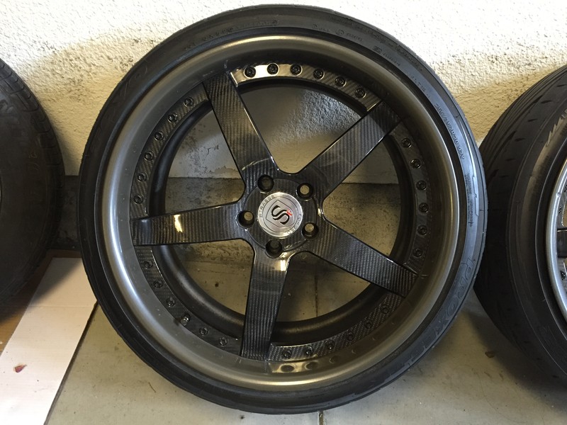 Strasse s5 carbon fiber 20x10.5 +25, 20x11.5 +15, 5x114.3 by Yt